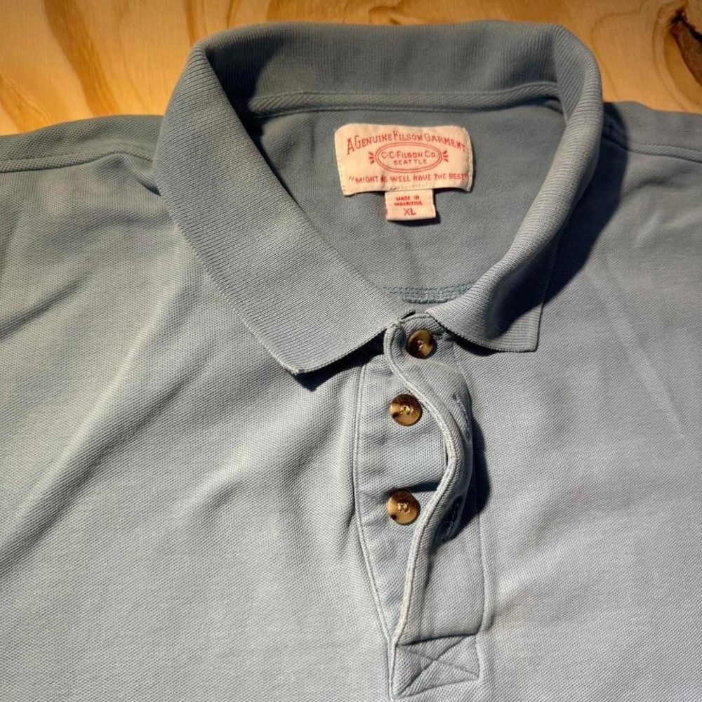 Filson blue polo